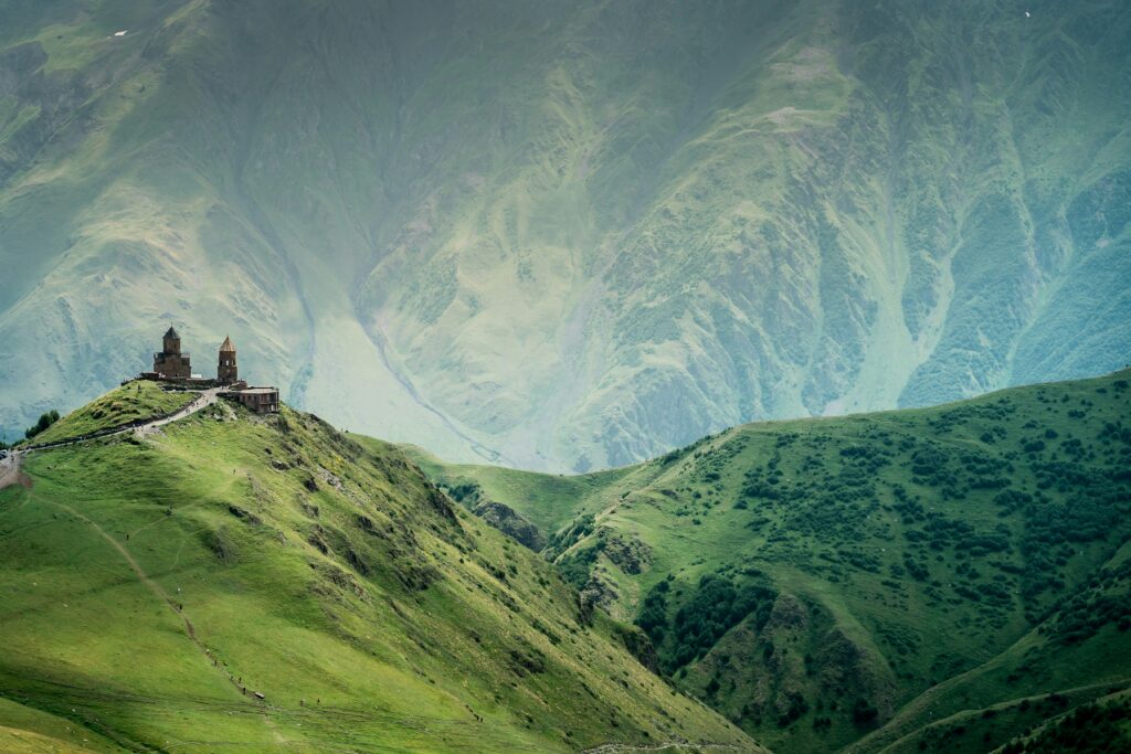 Горные пейзажи Кавказа — Эльбрус, Домбай, Архыз
