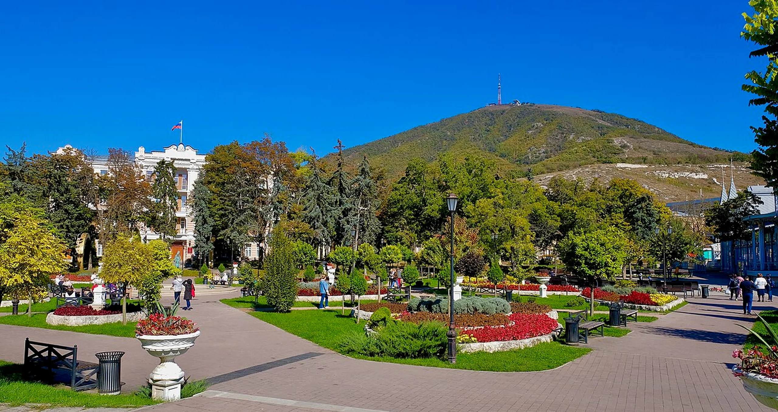 Цветник парк Пятигорск - центральный парк курорта